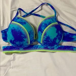 Tie dye bikini top